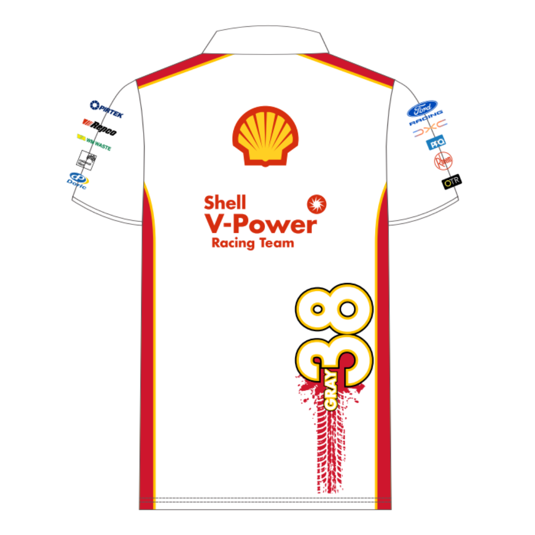 Shell V-Power Racing Team | Unisex WHITE TEAM POLO