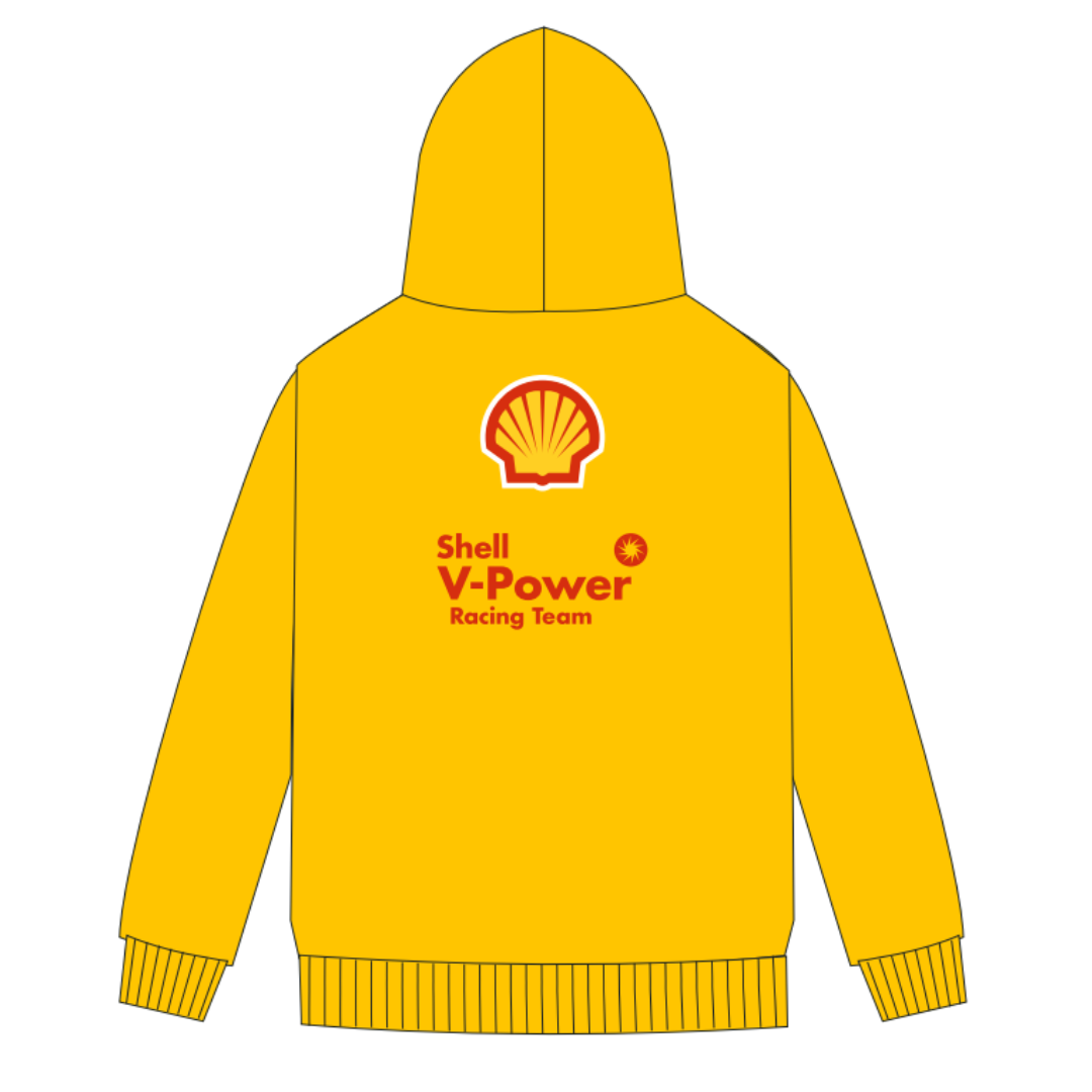 Shell V-Power Racing Team | Unisex Hoodie - Yellow (KIDS)