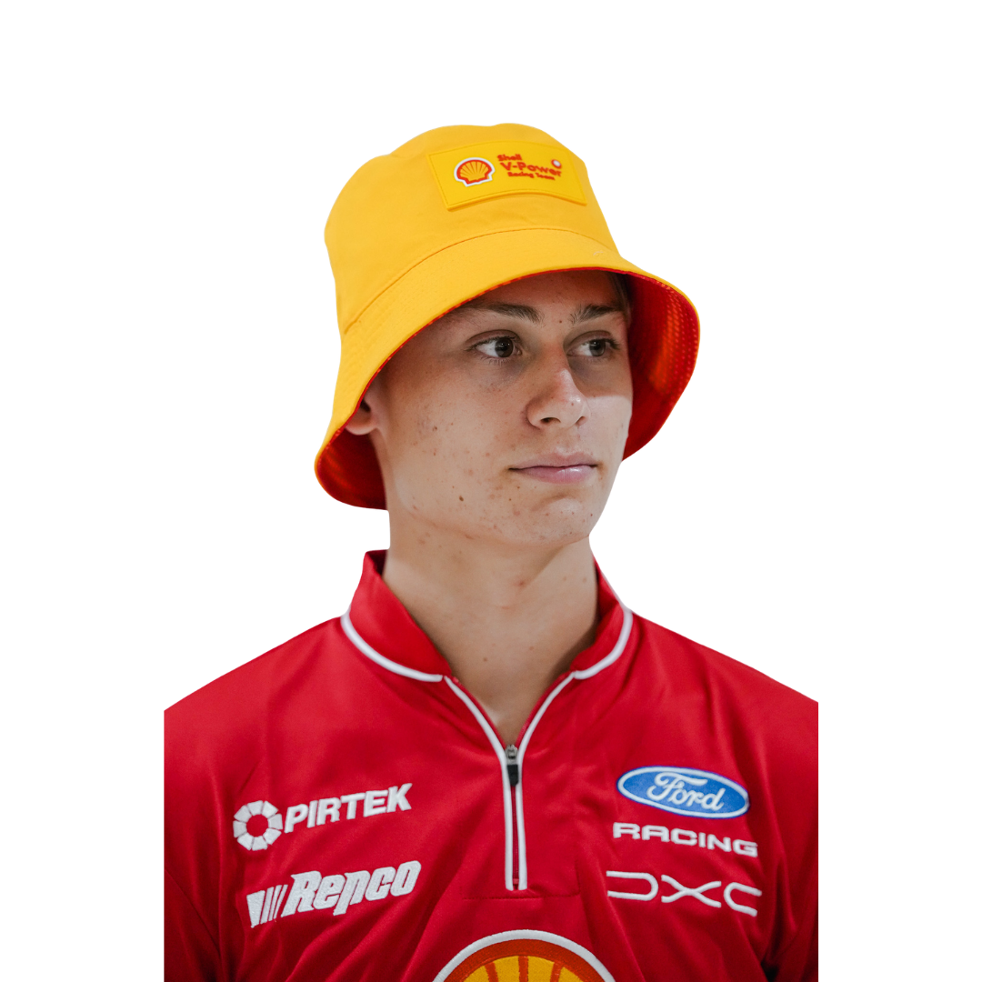 Shell V-Power Racing Team | Reversible Bucket Hat - Red & Yellow