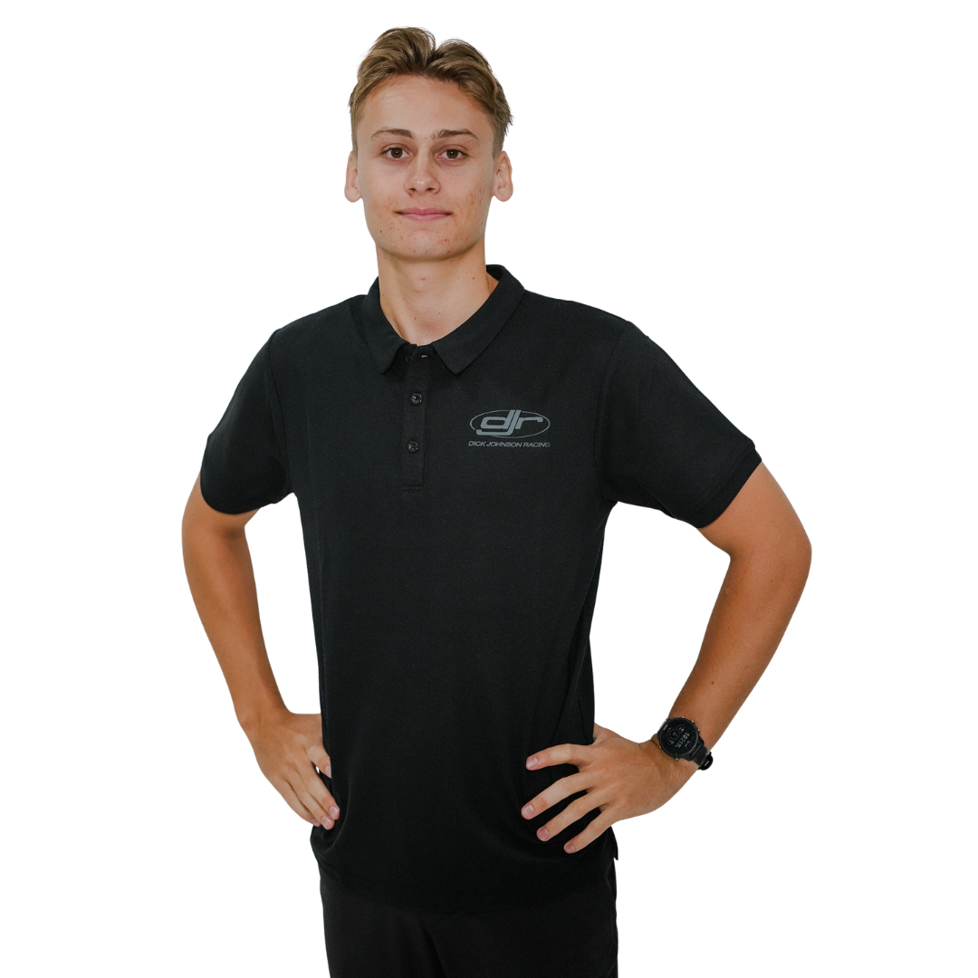 Dick Johnson Racing | Unisex Polo - Black on Black