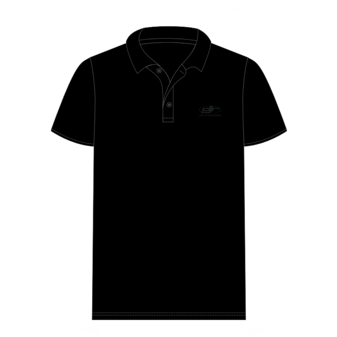 Dick Johnson Racing | Unisex Lifestyle Polo - Black