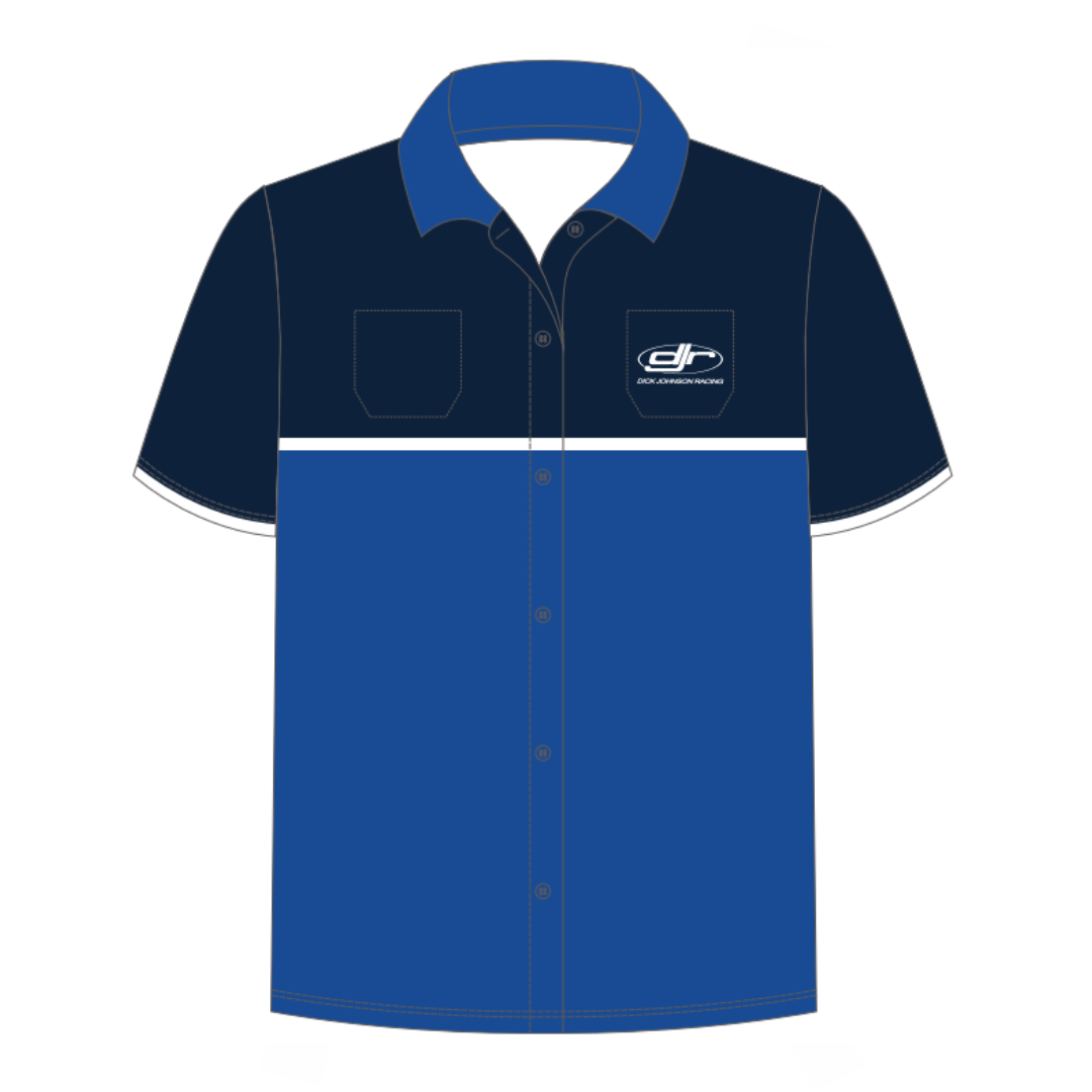 Dick Johnson Racing | Unisex Button Up Shirt - Blue