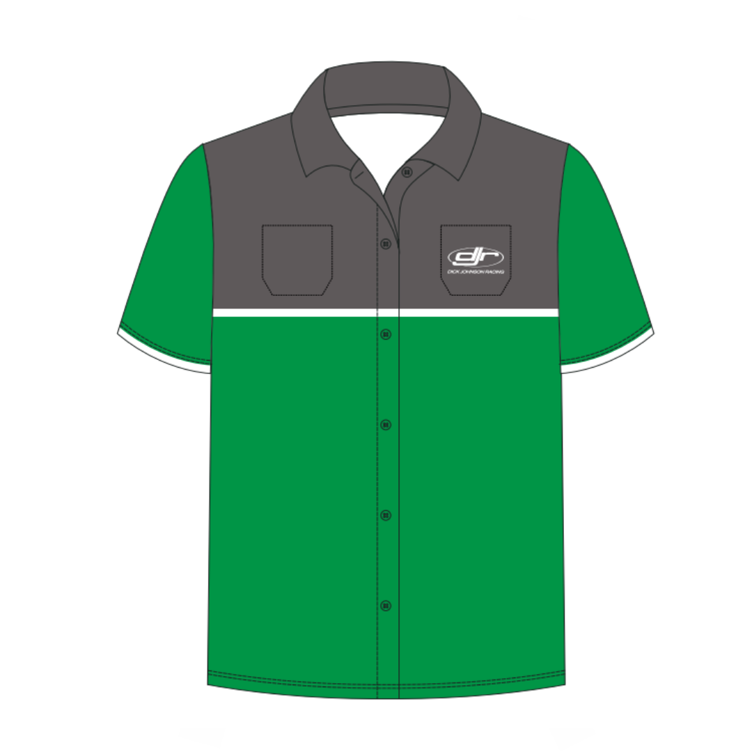 Dick Johnson Racing | Unisex Button Up Shirt - Green
