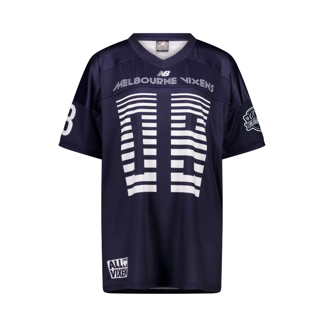 Melbourne Vixens | NB Netballer Jersey SS Navy