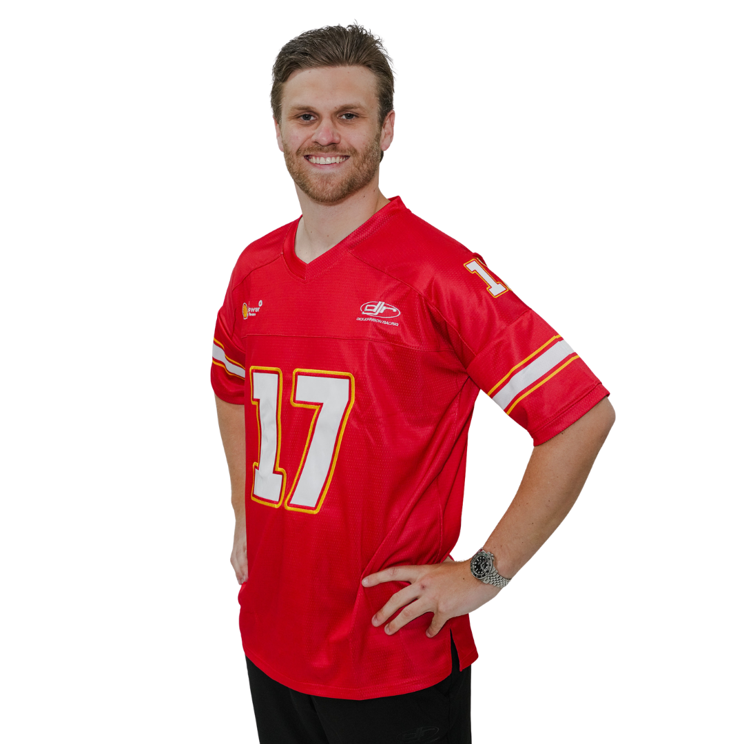 Shell V-Power Racing Team | Unisex Gridiron RED Jersey - Kostecki (#17)