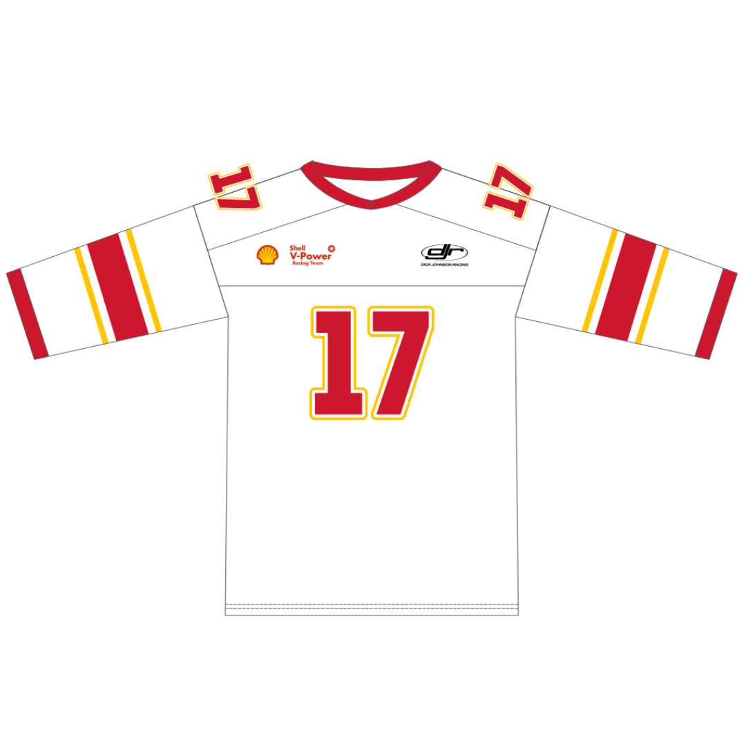 Shell V-Power Racing Team | Unisex Gridiron WHITE Jersey - Johnson