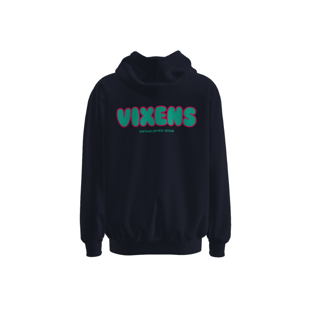 Melbourne Vixens | New Balance - MV Hoodie Puff Print Navy
