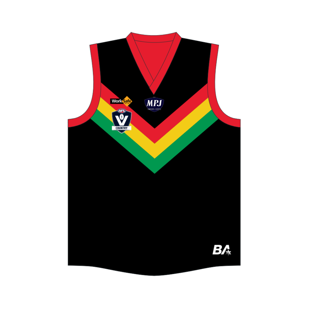 MPJ Red Hill JFC | BA SS Youth Reversible Guernsey - Red/Black