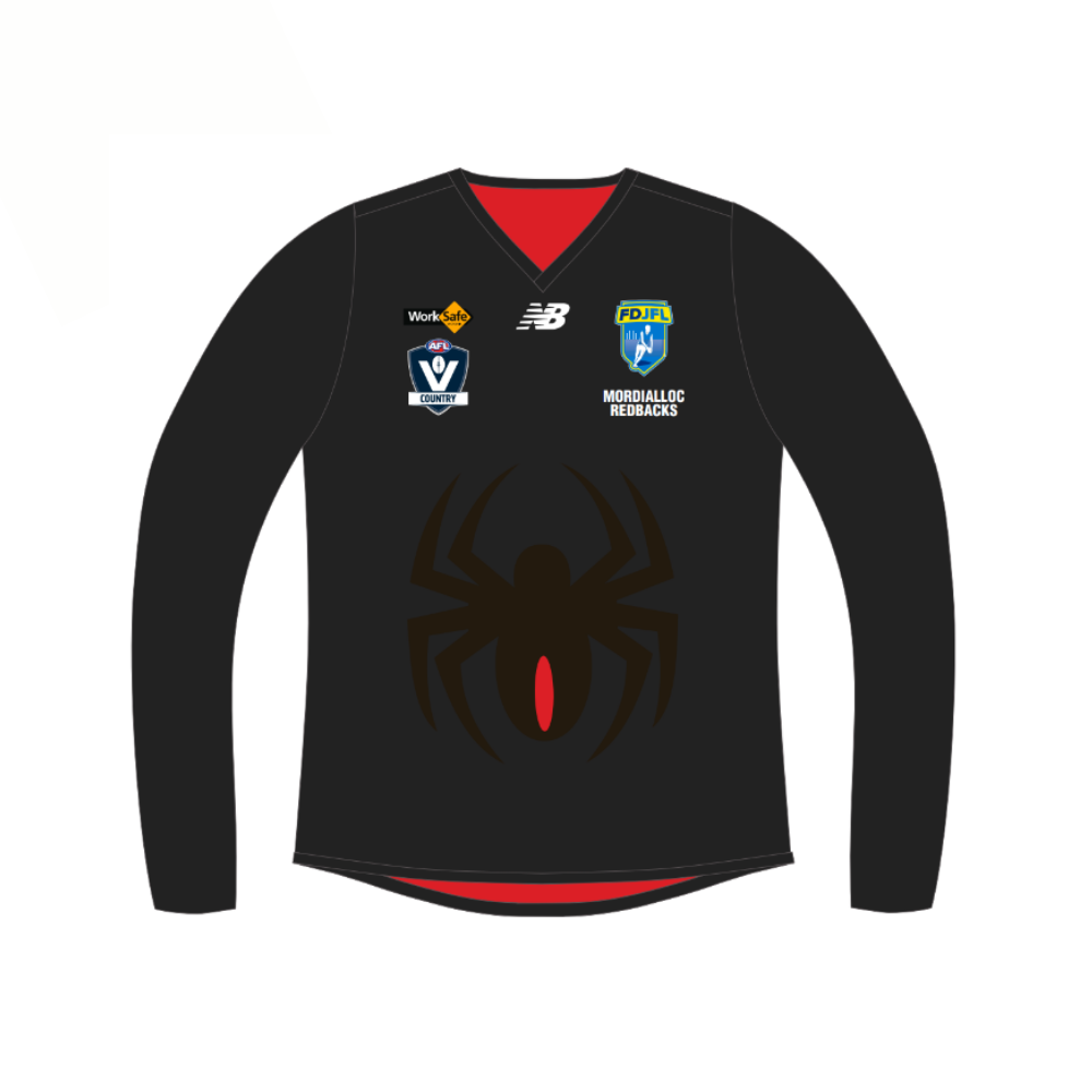 FDJFL Mordialloc Redbacks JFC | NB LS Unisex Reversible Guernsey