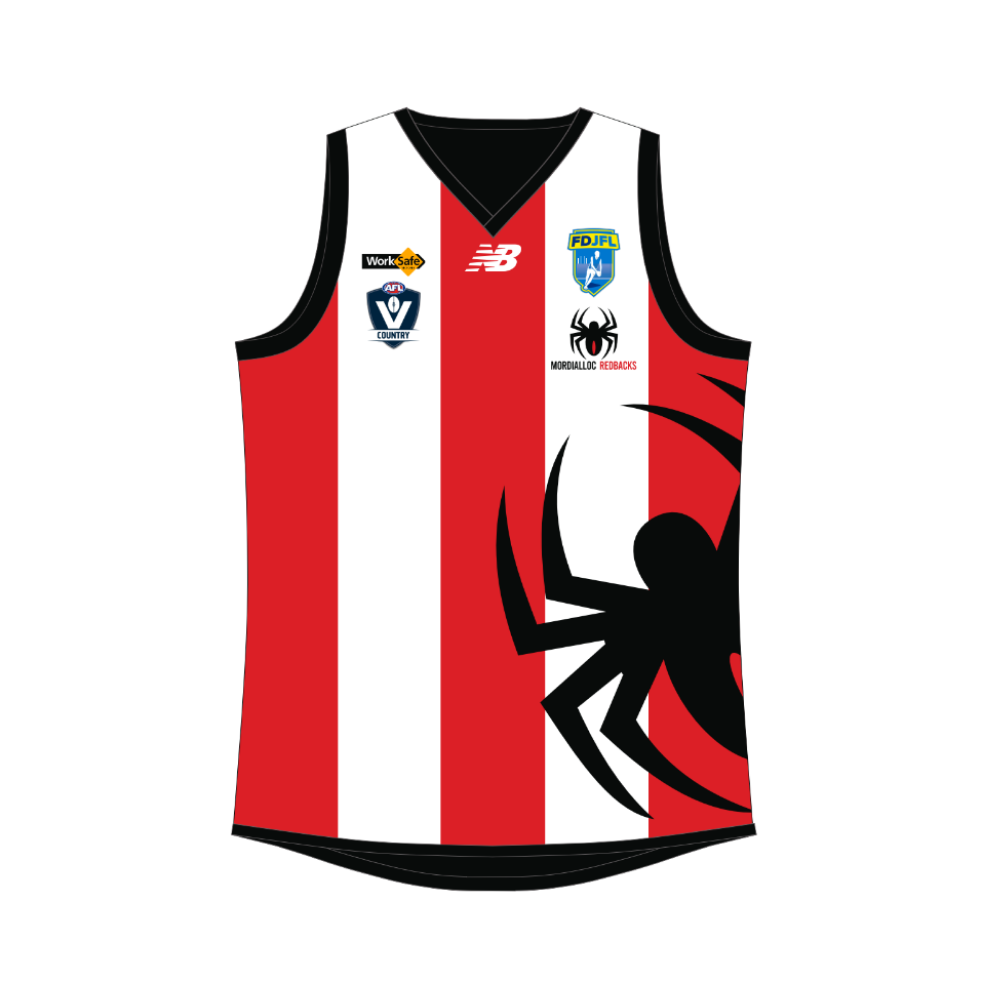 FDJFL Mordialloc Redbacks JFC | NB SS Youth Reversible Guernsey