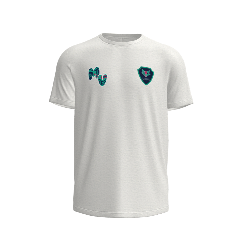 Melbourne Vixens | MV First Nations Cotton T-Shirt Snow Marle