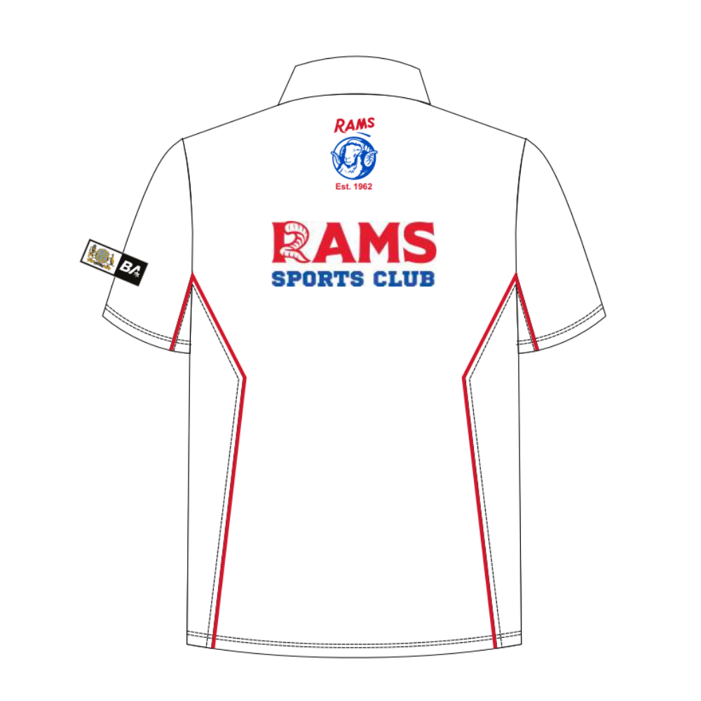 Gepps Cross CC | Unisex SS Playing Polo - White - NEW