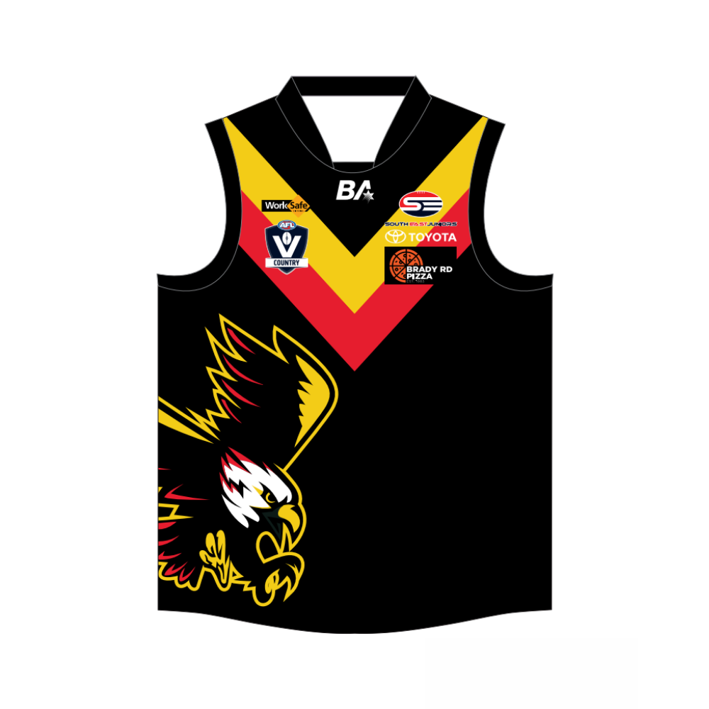 SEJ Hallam Hawks JFC | BA SS Unisex Technica Neck Guernsey