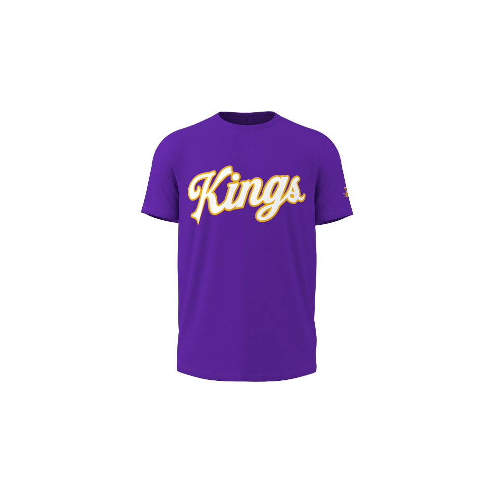 Sydney Kings | Unisex Player Script Tee - Purple - Dellavedova