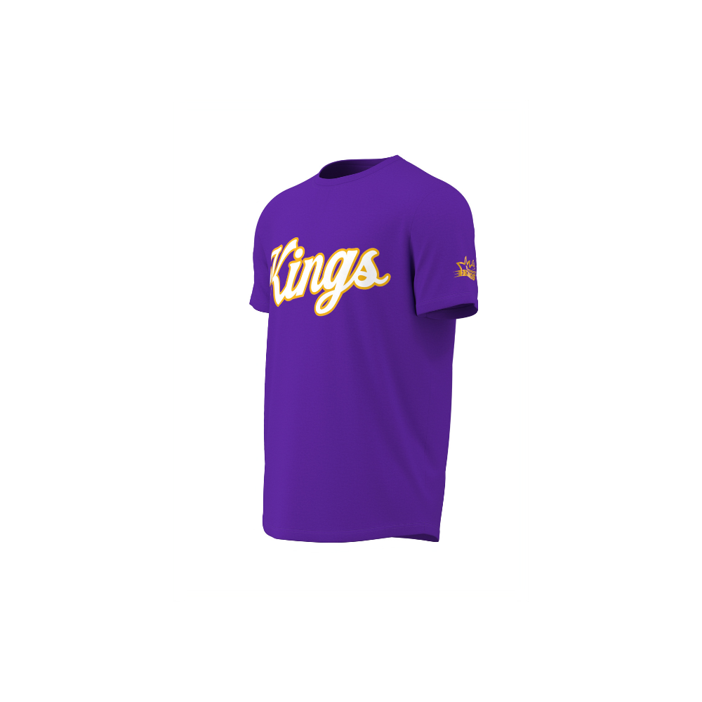 Sydney Kings | Unisex Player Script Tee - Purple - Cooks