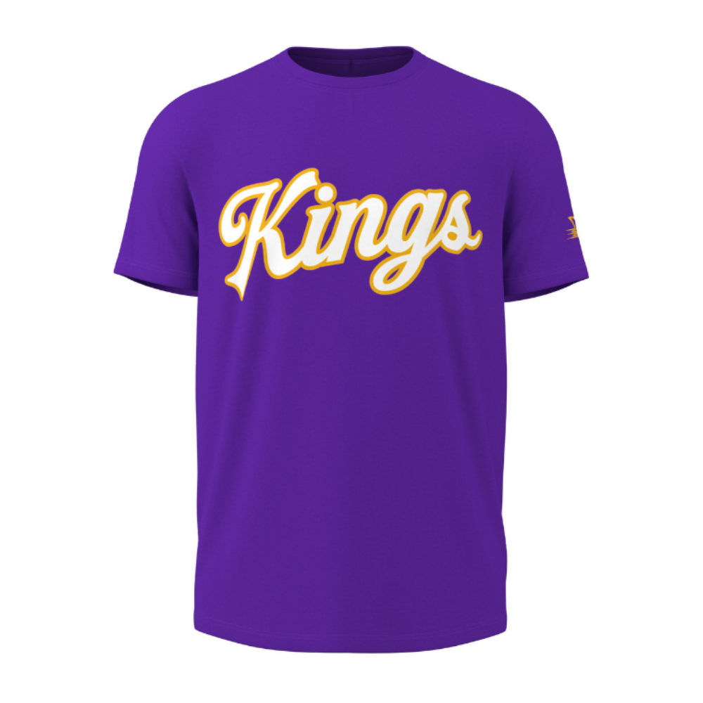 Sydney Kings | Unisex Player Script Tee - Purple - Cooks