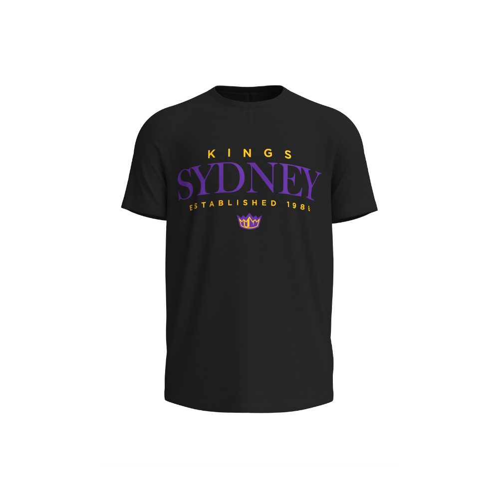 Sydney Kings | Unisex Retro Tee - Black