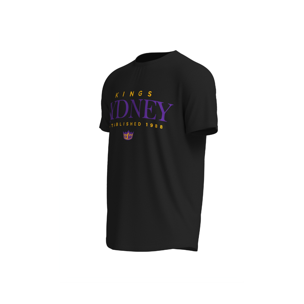 Sydney Kings | Unisex Retro Tee - Black
