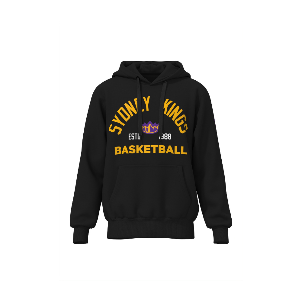Sydney Kings | Unisex Script Hoodie - Black
