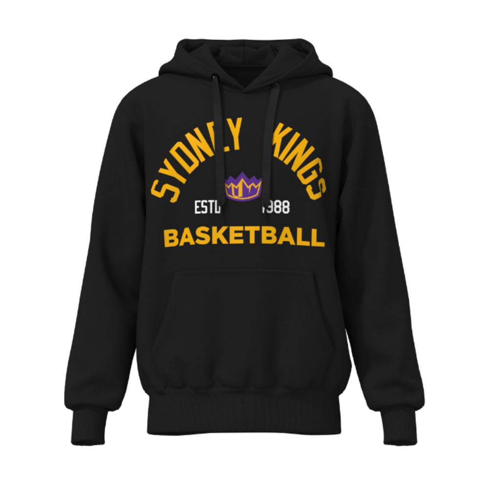 Sydney Kings | Unisex Script Hoodie - Black