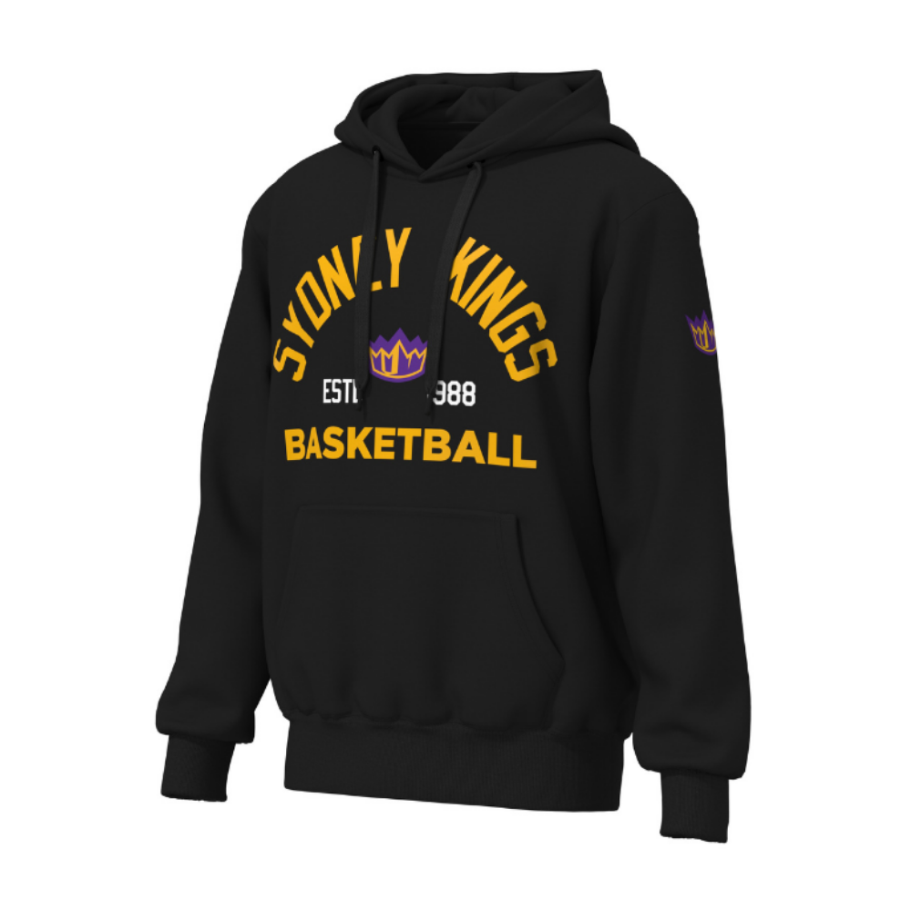 Sydney Kings | Unisex Script Hoodie - Black