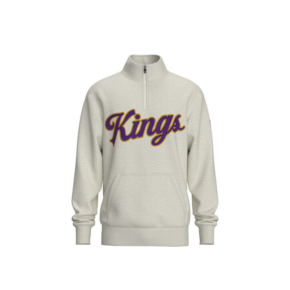 Sydney Kings | Unisex Qtr ZIP Jumper - Bone