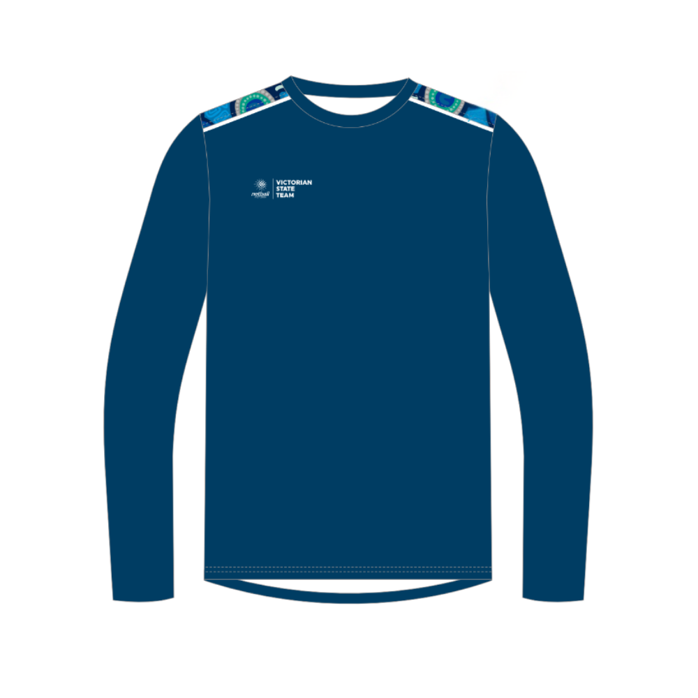 Netball Victoria | State Team - Unisex LS Warm Up Tee
