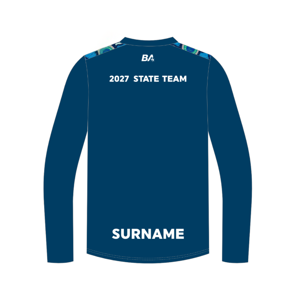 Netball Victoria | State Team - Unisex LS Warm Up Tee