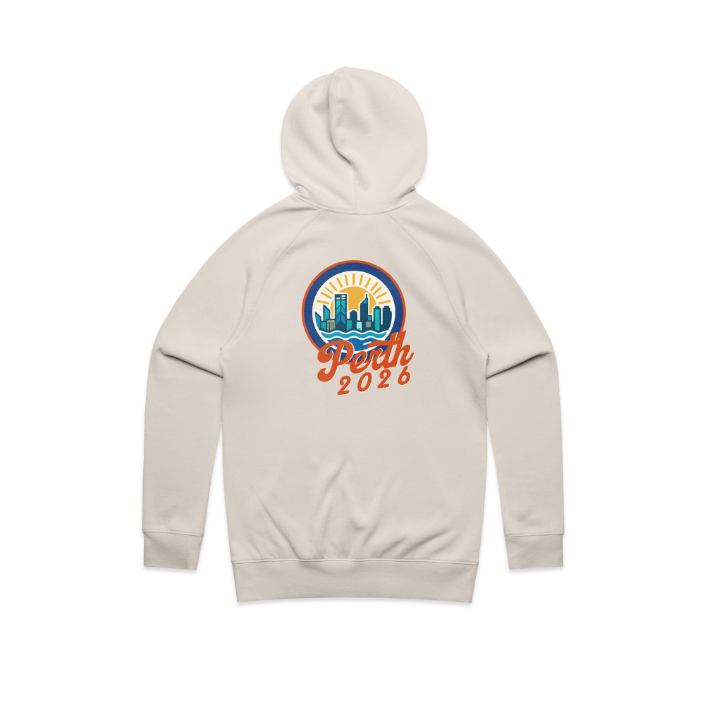 UniSport | Perth 2026 Sunset Hoodie – Bone