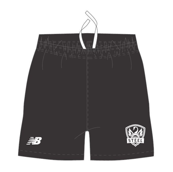 Volleyball WA - Perth Steel | PRE-ORDER | Travel Shorts - Unisex
