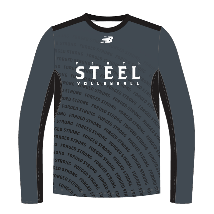 Volleyball WA - Perth Steel | PRE-ORDER | Training LS Shirt - Unisex