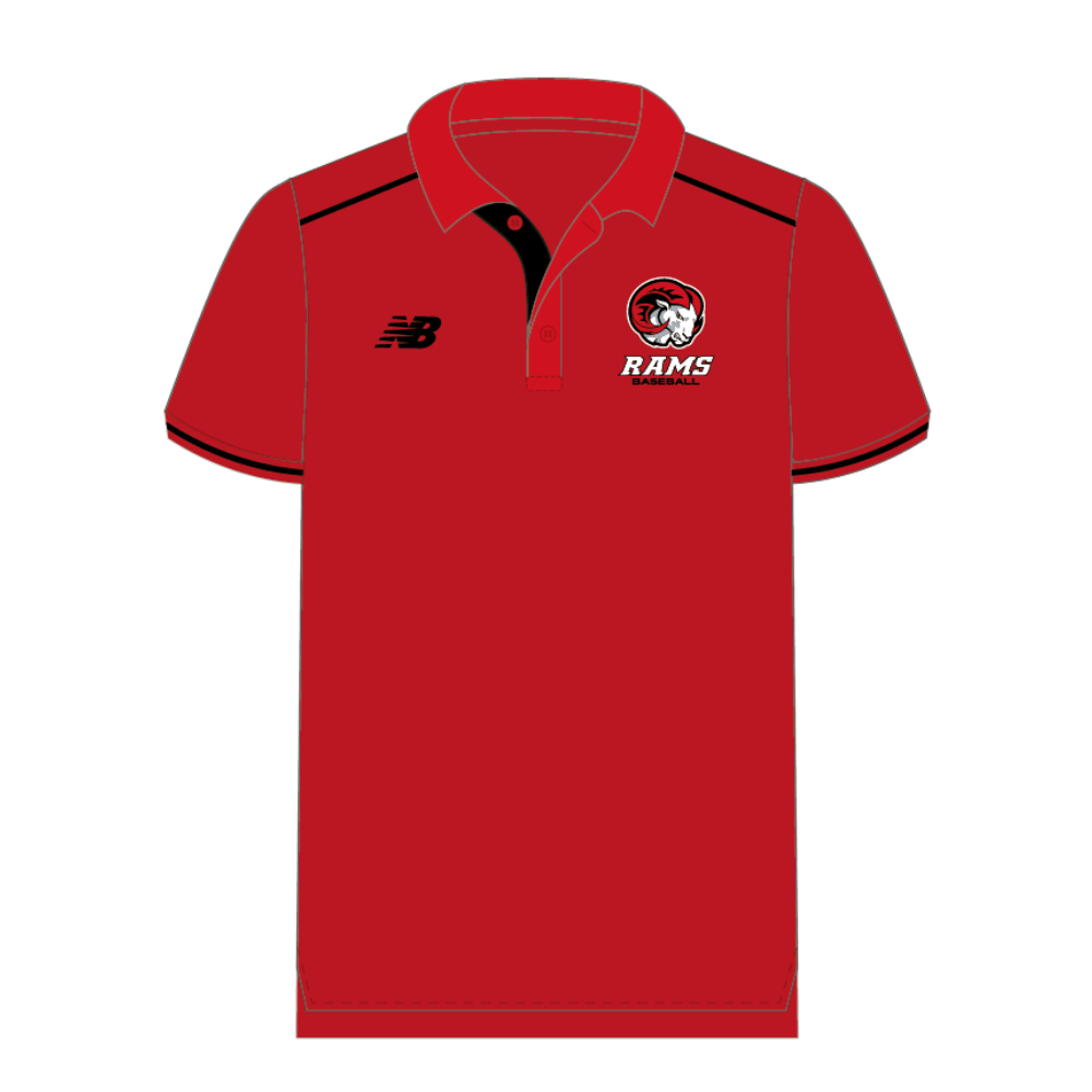 Rockingham Rams BC | PRE-ORDER | NB Unisex Elite Polo - RED