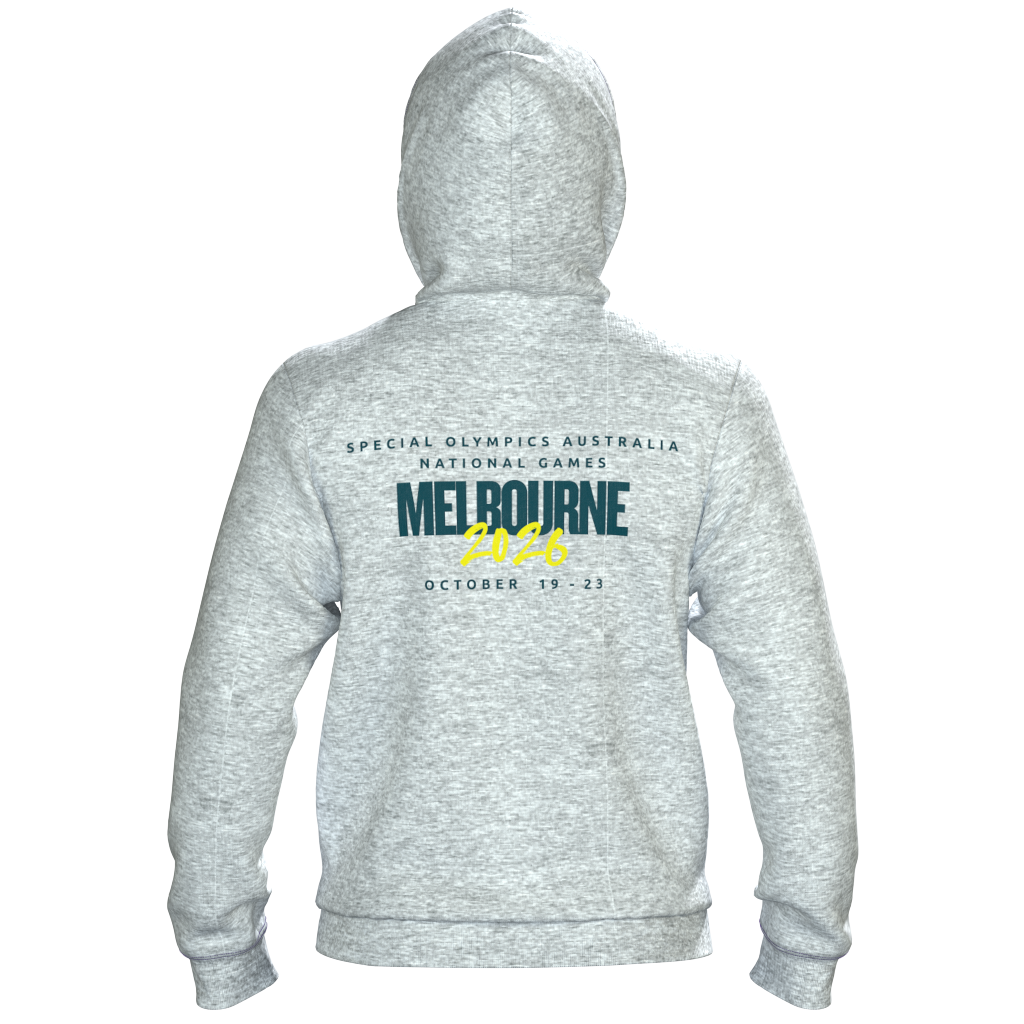 Special Olympics Australia | NG Merch - Unisex Z Hoodie - Grey Marle