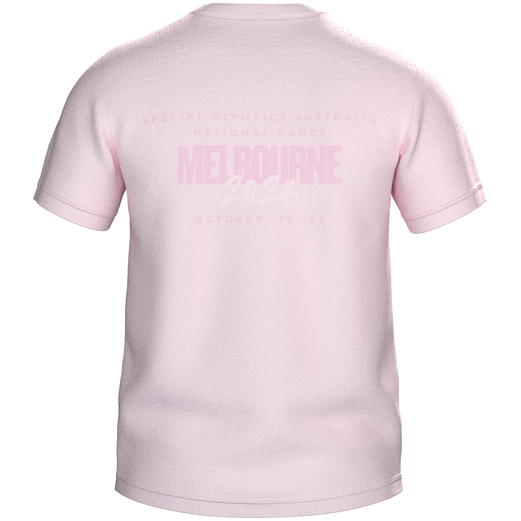 Special Olympics Australia | NG Merch - Female V Tee - Lt Pink