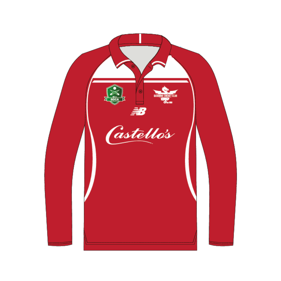 Gisborne CC | PRE-ORDER | Senior Unisex LS One Day Playing Polo