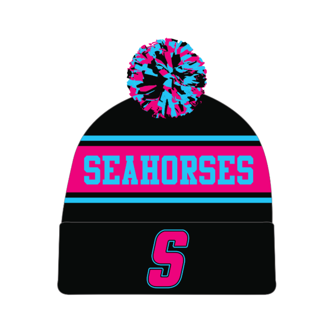Baseball SA - Seahorses | PRE-ORDER | Pom Pom Beanie