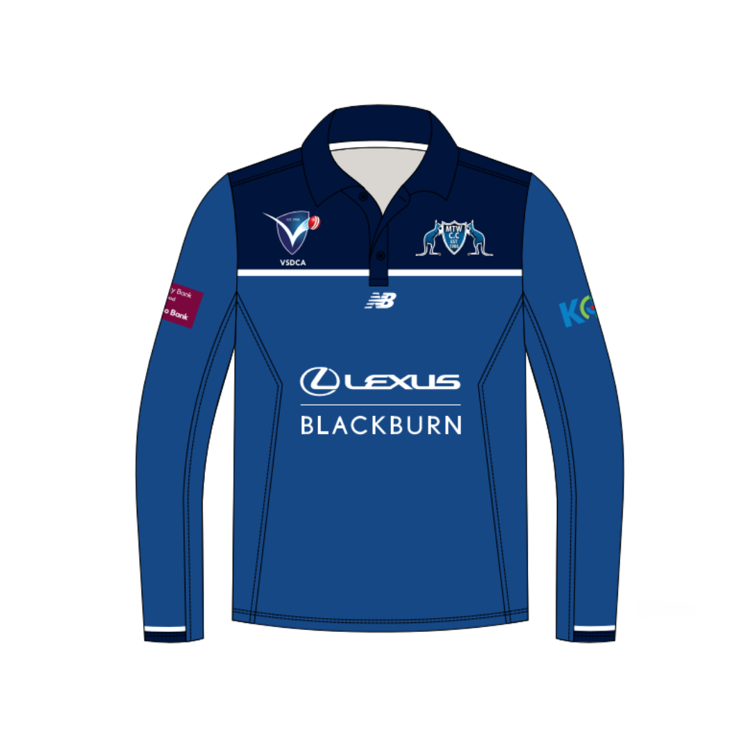 Mount Waverley CC | PRE-ORDER | Polo Blue LS