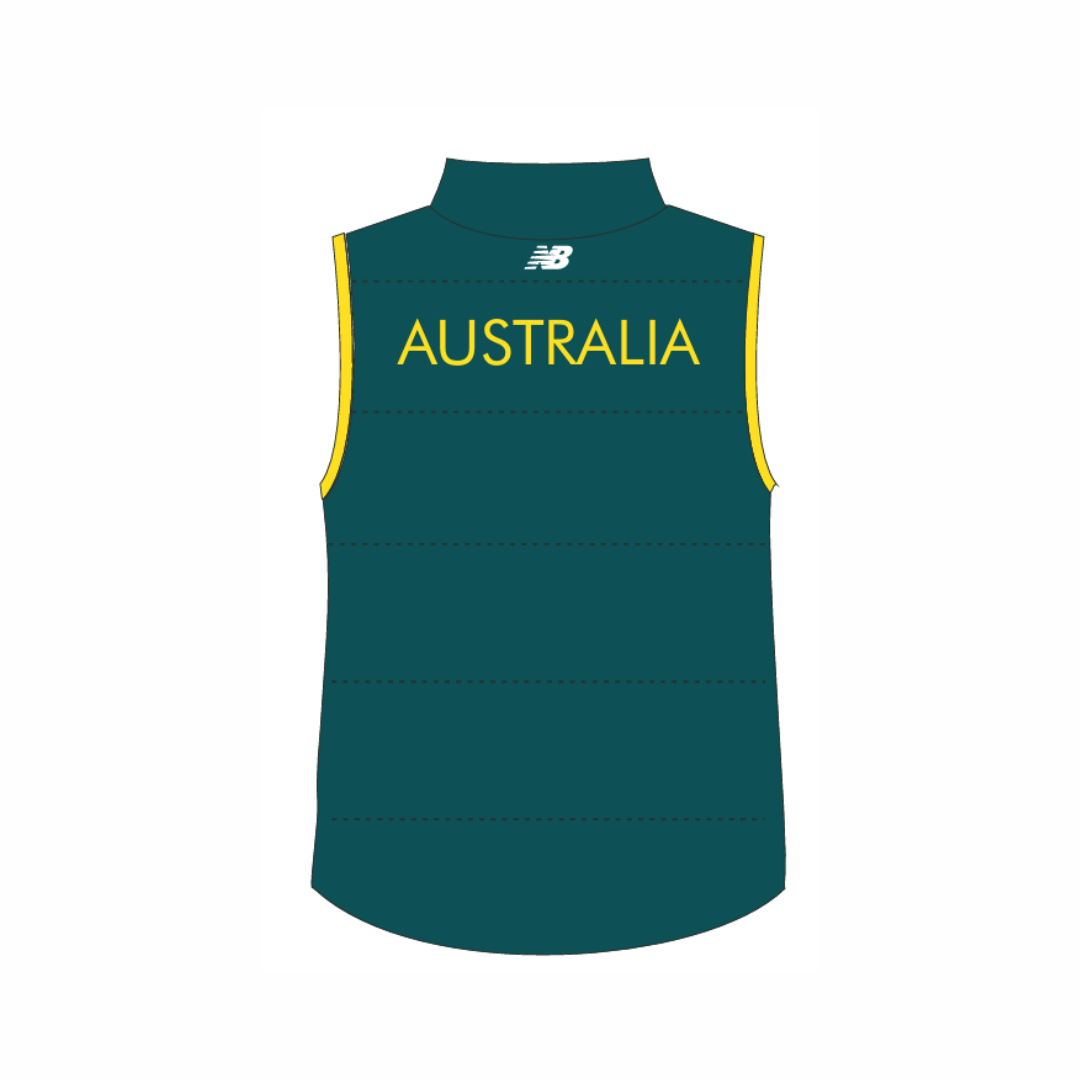 Cricket Australia Indoor - JNR WS26 | PRE-ORDER | Mens Puffer Vest