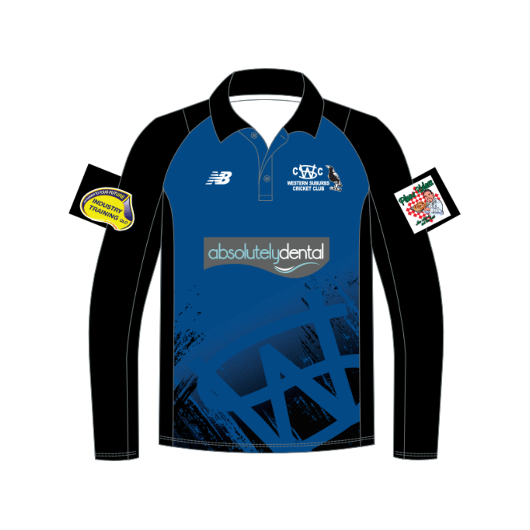 Townsville Western Suburbs Cricket | PRE-ORDER | Unisex LS Playing Polo