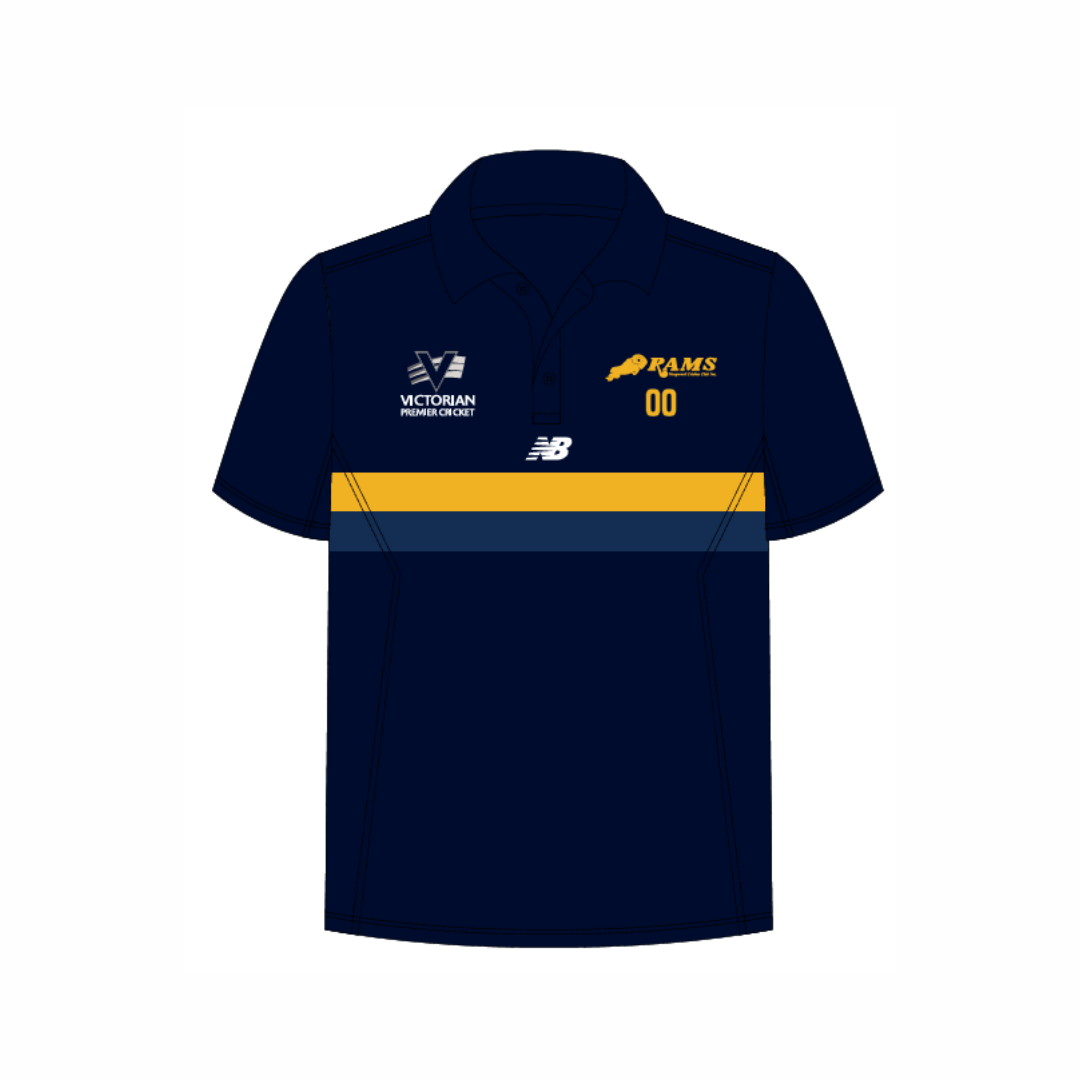 Ringwood CC | PRE-ORDER | SS Navy Polo 1st Grade Only - Unisex
