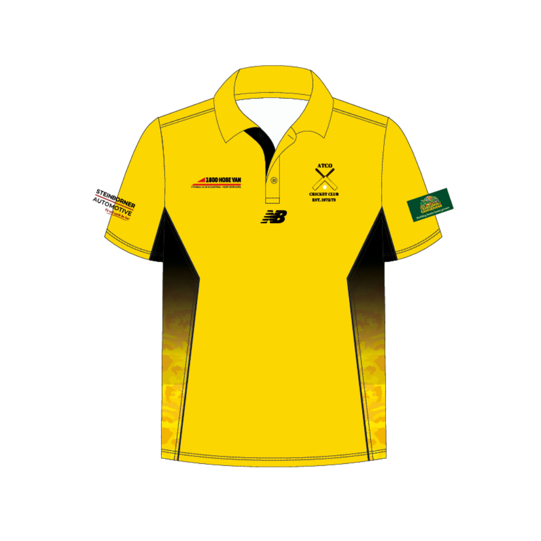 ATCO Cricket Club | PRE-ORDER | New Balance One Day Playing Polo - Short Sleeve *NEW*
