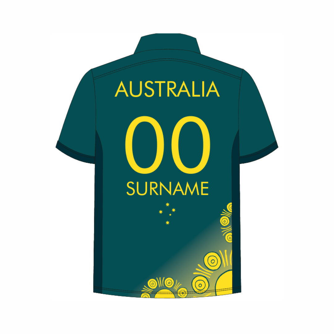 Cricket Australia Indoor - JNR WS26 | PRE-ORDER | Open Teams SS Womens Playing Shirt