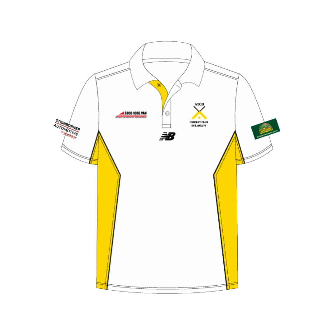ATCO Cricket Club | PRE-ORDER | Womens New Balance Two Day Playing Polo - Short Sleeve *NEW*