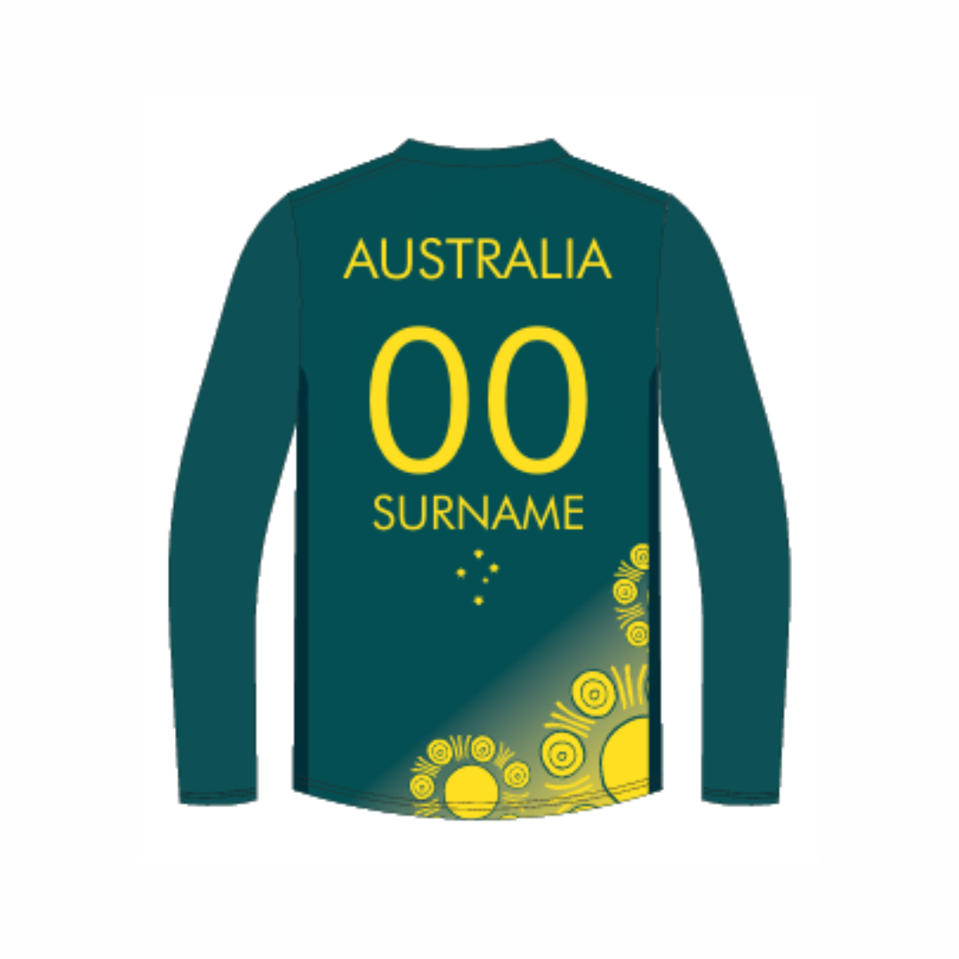 Cricket Australia Indoor - JNR WS26 | PRE-ORDER | Mens LS Playing Top
