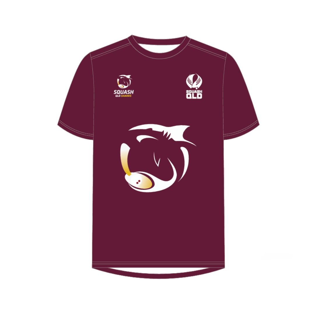 Squash Queensland | PRE-ORDER | Sharks Tee - Unisex