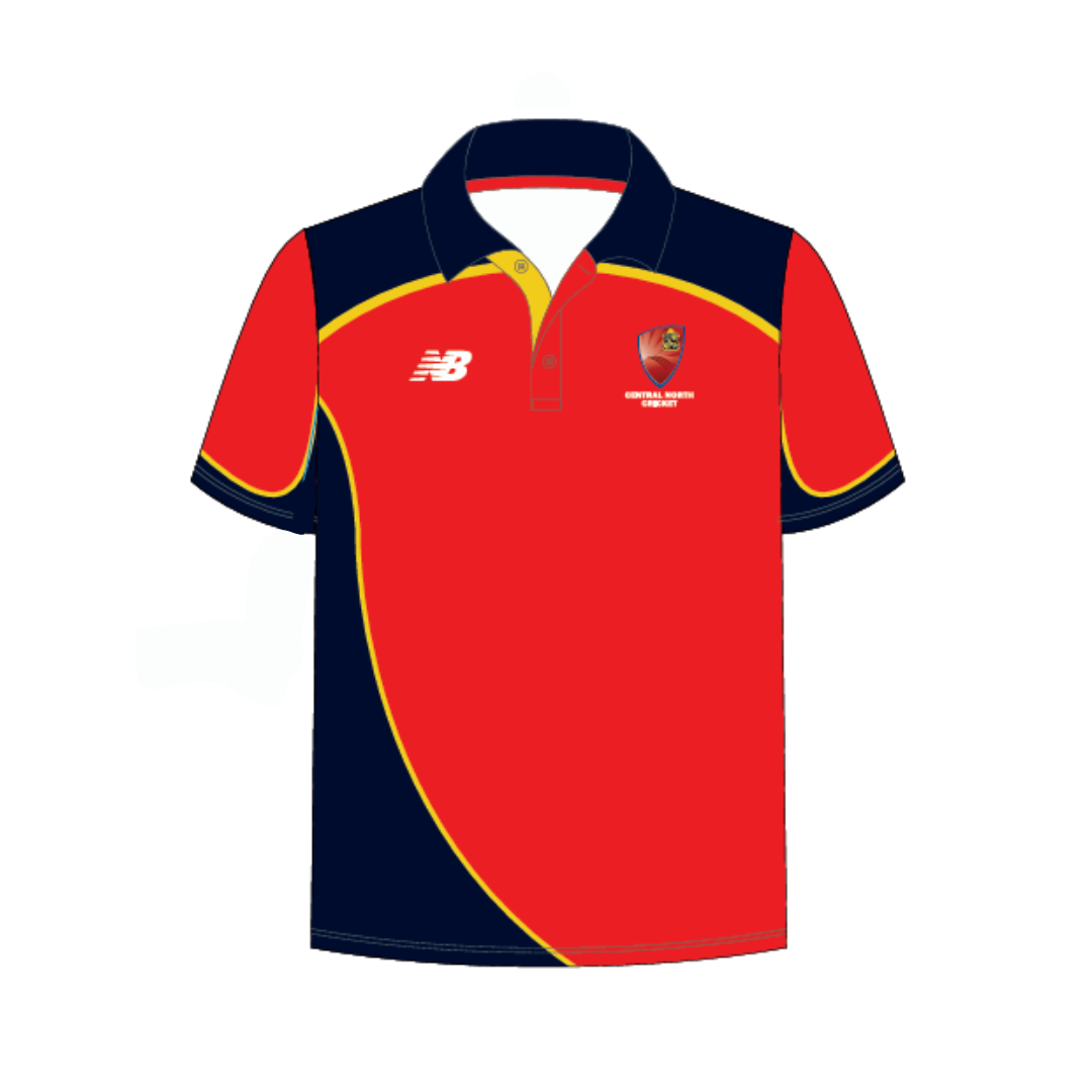 Central Northern Cricket Zone - Senior | PRE-ORDER | Unisex Short Sleeve Playing Polo