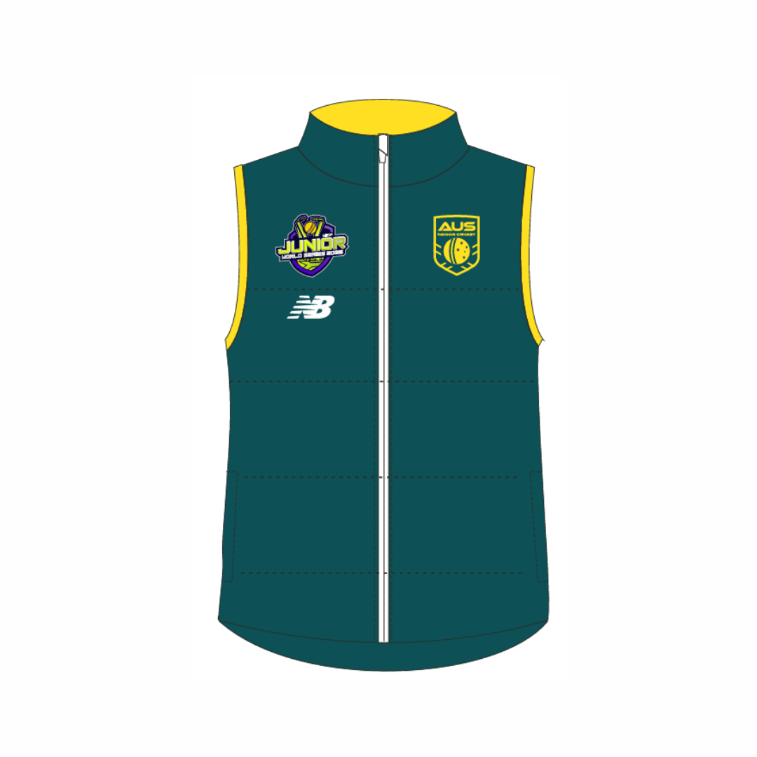 Cricket Australia Indoor - JNR WS26 | PRE-ORDER | Womens Puffer Vest