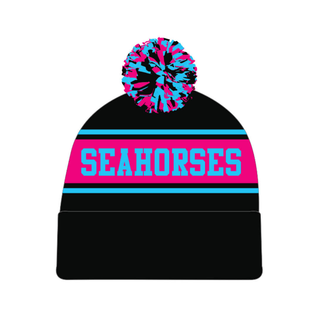Baseball SA - Seahorses | PRE-ORDER | Pom Pom Beanie