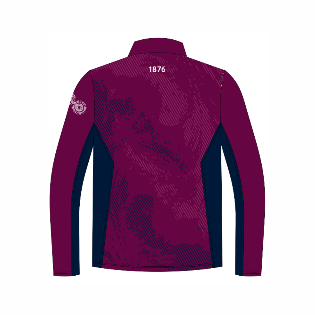 Cricket QLD - Staff | PRE-ORDER | LS Maroon Training Polo - Mens