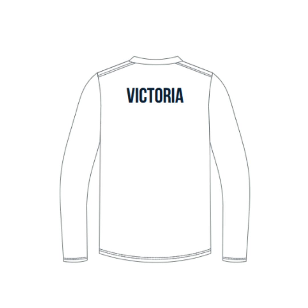 Hockey Victoria - U14s | PRE-ORDER | Unisex LS Undershirt - White